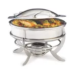 image of Steelite DW06UHSS Chafer, 2‑Gal (8 qt) Stainless, 18.25"W×15.75"D×12.5"H, Cover, Induction Ready