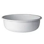 image of Steelite DW655RFPWT Food Pan – 0.5 Qt Stainless Steel, White Powder‑Coat Finish for Roll‑Top Chafers