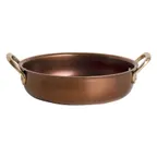 image of Steelite GWSRD16CV - 6" Casserole Dish, 23 oz, 2" Depth Stainless Steel Copper Finish Brown - 6/Case