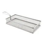 image of Steelite GWSVBL2613 Rectangular Basket 13.4" x 5.1" x 3.8" Stainless Steel Dishwasher Safe - 6/Case