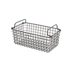 image of Steelite GWWBGN13BK Rectangular Basket, 12.5" x 6.75" x 4.75", Black 18/0 Stainless Steel - 6/Case