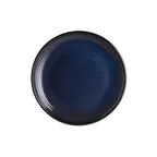 image of Steelite HL13069026 Flipside Indigo 6.5" Plate Dishwasher & Oven Safe 500°F Reactive Glaze - 36/Case