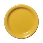 image of Steelite HL1461320 - 6.625" Round Fiesta Sunflower China Plate, Rim, Oven Safe 425°F - 1 Dozen