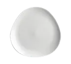 image of Steelite HL20166800 8-3/8" Triangular China Plate, Flat Edge, Coupe Rim - 1 Dozen