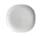 image of Steelite HL20186800 - 8-3/8" Square China Plate with Flat Edge and Coupe Rim - 1 Dozen