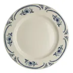 image of Steelite HL2025035 - 6-5/8\" Round China Plate, American Rose Blue Homer Design, Rolled Edge, 1 Dozen