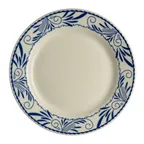 image of Steelite HL20441008 - 8.25" Round Rolled Edge China Plate, White, Homer, Ivory, Blue Mex - 1 Dozen