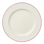 image of Steelite HL20863928 - 11.125" Rolled Edge Round China Plate, Rose Line, Homer Laughlin - 1 Dozen