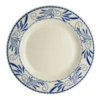 image of Steelite HL20941008 - 10.25" Round Rolled Edge China Plate, White/Homer/Ivory/Blue Mex - 1 Dozen