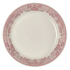 image of Steelite HL30463923 Coupe Rim 6.5" Round China Plate, Willow Rim Rose Finish - 1 Dozen