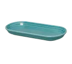 image of Steelite HL412107 - Bread Tray, 11.9" x 5.6" x 1.5", Turquoise China Oven Safe 425°F/217°C - 6/Case