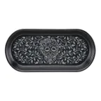 image of Steelite HL41241590 Bread Tray, Oblong 11-7/8" x 5-5/8", Homer Skull and Vine® Foundry China, 6/Case