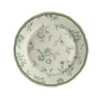 image of Steelite HL54263885 7.25" Round China Plate, Marisa Green, Scalloped, Oven Safe To 500°F - 36/Case
