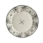 image of Steelite HL54463901 - 9" China Plate, Camille Slate, Dishwasher Safe, Oven Safe to 500°F - 24/Case