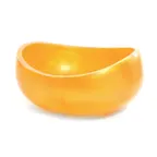 image of Steelite KMK1019TGP Oval Plastic Bowl, 13.5" x 6" Tangerine Resin, Dishwasher‑Safe, Break‑Resistant