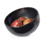 image of Steelite KMK1025EBP - 8" Dia x 6" H Resin Bowl, Black Ebony Pearl, Dishwasher Safe - 2/Case