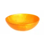 image of Steelite KMK1037TGP - 13" Dia x 4" H Plastic Bowl, Orange Resin, Dishwasher‑Safe, Break‑Resistant