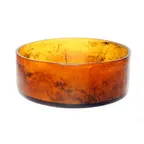 image of Steelite KMK2000TOR - 16" Dia x 5" High Round Plastic Bowl, Brown Tortoise Resin, Dishwasher Safe