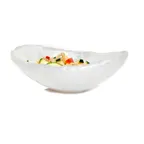 image of Steelite KMK2082SH - White Oval Bowl, 13" x 10" x 4" H, Resin, Dishwasher Safe, Break‑Resistant