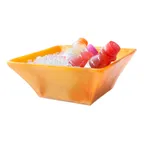 image of Steelite KMK2801TGP Square Plastic Bowl 12¼" L x 12¼" W x 4¾" H Pearl Resin Dishwasher Safe