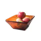 image of Steelite KMK2803TOR Square Resin Bowl, 8" L x 8" W x 3-1/2" H, Brown, Dishwasher Safe - 2/Case