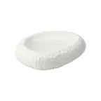 image of Steelite UCT6802 China Plate – Free‑Form White Porcelain, 7.125" x 9.125", Utopia Lyra - 6/Case