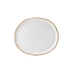 image of Steelite UCT7141 Oval White Porcelain Plate, 11.5" x 10.0" Porcelain - 18/Case