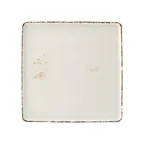 image of Steelite UCT9071 - 10" x 10" Square Porcelain White Plate, Utopia Umbra - 6/Case