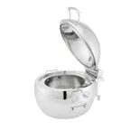 image of Steelite WLWI11UGT Soup Chafing Dish, 11.5 Qt Steel, Hinged Glass Lid, Bucket & Spoon Holder