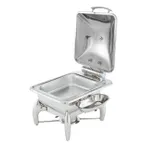 image of Steelite WLWI35LML 4-Qt Rectangular Chafing Dish Kit Hinged Lid Stainless Steel Induction Ready