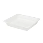 image of Steelite WLWI35P Chafer Insert, 4-Quart Rectangular Porcelain Pan, 12.8" x 10.5" x 2.5", - 8/Case