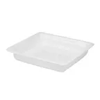 image of Steelite WLWI55P Chafer Insert - 6 Quart Rect Porcelain Pan, 14-1/8" x 13-1/8" x 2-1/2" - 6/Case