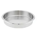 image of Steelite WLWI608 Chafer Pan, 15-1/4" Dia x 2-1/2" Depth, 5-8 Qt, Stainless Steel - 8/Case