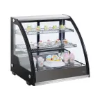 image of Marchia MDC130 Countertop Refrigerated Display Case, 31", 4.5ft³, Blk, Sliding Doors, 2 Shelves, 110V