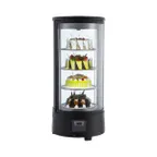 image of Marchia MDCR78 Countertop Display Case, Rotating, 17-11/16" Width, 2.5 cu ft, Digital Temp Control