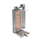 image of Inoksan PDG105MN 52" Gas Doner Kebab/ Gyro Machine,  212 Lbs, (5) Double Burners, 51.180 BTU