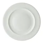 image of Steelite 4412RF024 Chop Plate, 12" Round Ruche Folio Bone China, Dishwasher Safe - 6/Case