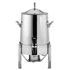 image of Steelite 5370S509 Coffee Chafer Urn, 2.75‑Gal (11‑12 qt), 12.5" × 12.5" × 23.5", Stainless Steel