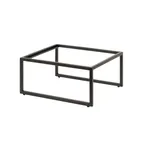 image of Steelite 7363MW337 Black Metal Rectangular Riser, 11.5" x 13.875" x 6" Pivot, 10"-19" W x 5"-8" H