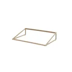 image of Steelite 7364MW340 Angled Riser, 13.875" x 21.875" x 4.5", Beige Metal, Pivot, 10"-19" W x 20"-29" D