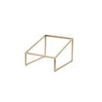image of Steelite 7364MW341 Angled Riser 13.875"x11.5"x8.5", Metal, Beige Champagne, 10-19"W 5-8"H 10-19"D