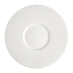 image of Steelite 9117C1172 Gourmet Plate, 11.25" Round White Ceramic with Wide Rim Design - 6/Case