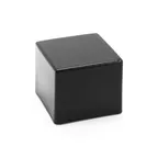 image of Steelite DFCR66517 - Square Black ABS Plastic Riser, 6" W x 6" D x 5" H, 1-2 Steps - 4/Case