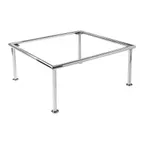 image of Steelite DW073112126SS Square Riser, 12" W x 12" D x 6" H, 18/10 Stainless Steel, 10"-19" W, 5"-8" H