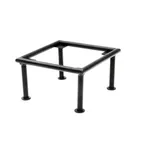 image of Steelite DW0731664BK Square Riser, 6" W x 6" D x 4" H, Black 18/10 Stainless Steel, Tile Ready