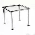 image of Steelite DW0731666SS 6" Riser, 6" W x 6" D x 6" H, Steel, 5"-8" Height, 9" Max, Haber Tile Finish