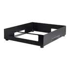 image of Steelite DWFB15133BK Riser, 15.0" W x 13.0" D x 3.0" H, Black 18/10 Stainless Steel, 4" Height