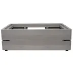 image of Steelite DWFB20127WDGW Buffet Riser, 23"W x 15"D x 7.25"H, Wood, Grey, 20"-29" W, 5"-8" H, 10"-19" D