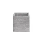 image of Steelite DWFBBX375GW Wood Display Riser, 9" W x 9" D x 4" H, Grey Finish, Fusion Buffet Box