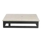 image of Steelite GS196682 - Square Steel Display Riser, 10.38" x 10.38" x 2.13" Black, My Glass Studio